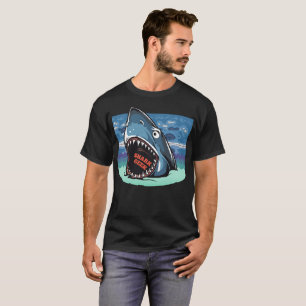 T-shirt Geek requin