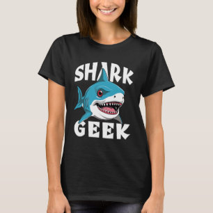 T-shirt Geek requin - Conception sympa pour les amateurs d
