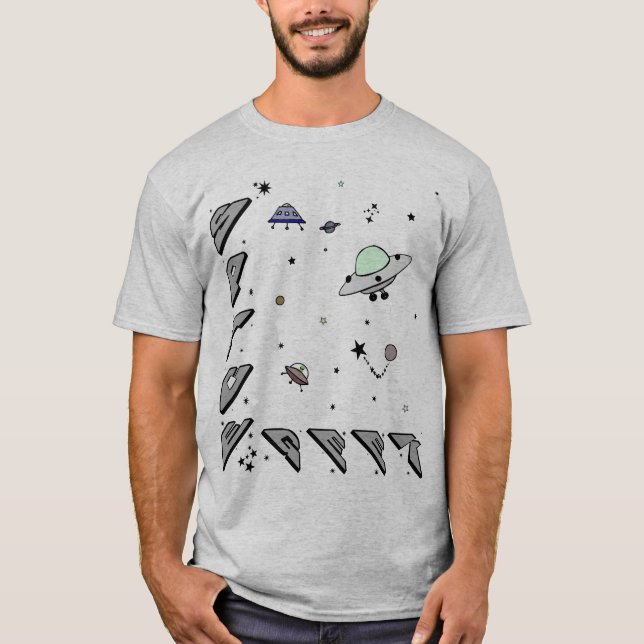 T-shirt Geek spatial (Devant)