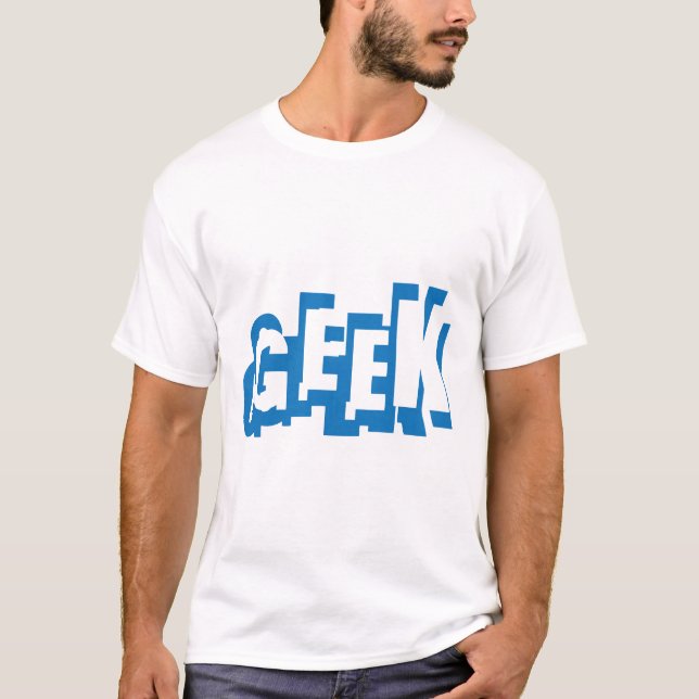 T-shirt geek texte  (Devant)