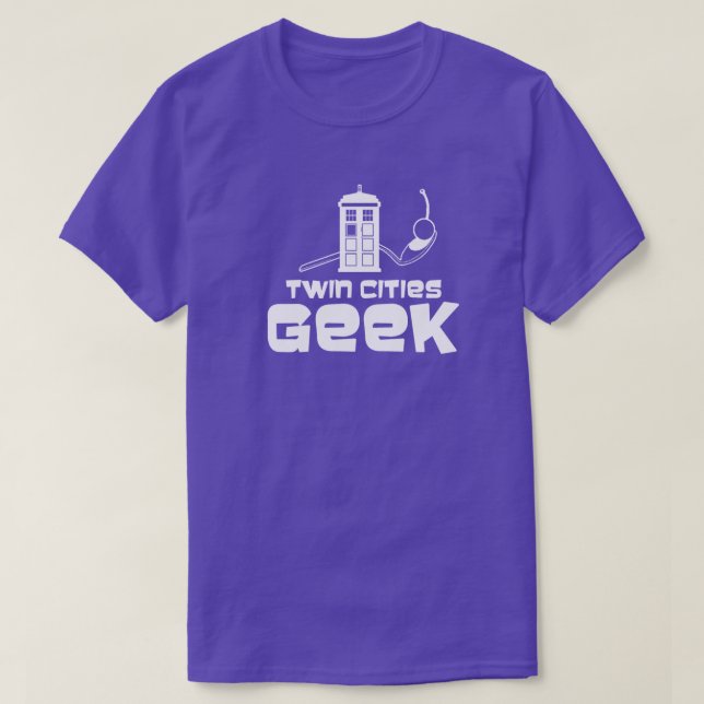 T-shirt Geek Twin Cities (Unisex) (Design devant)