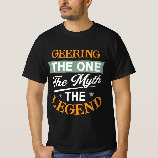 T-shirt Geering Le Mythe La Légende (Devant)