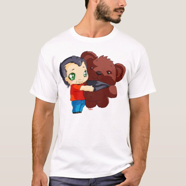 T-shirt Gege and his teddy bear (Devant)
