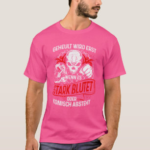 T-shirt Geheult Wird Nicht Muay Thai Karate Kickboxing Mix