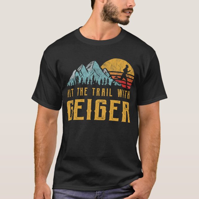 T-shirt GEIGER Family Running - Touchez le sentier avec GE (Devant)