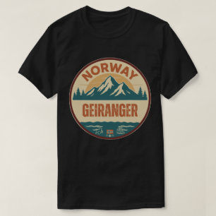T-shirt Geiranger, Norvège Norvège