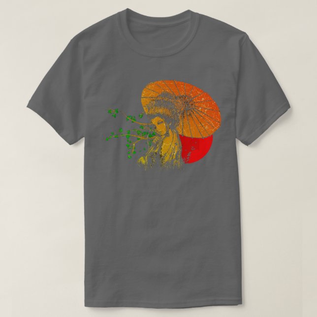 T-shirt Geisha 2 japonais (Design devant)