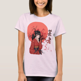 T-shirt Geisha | Belle Sakura Girl | Vibes orientales