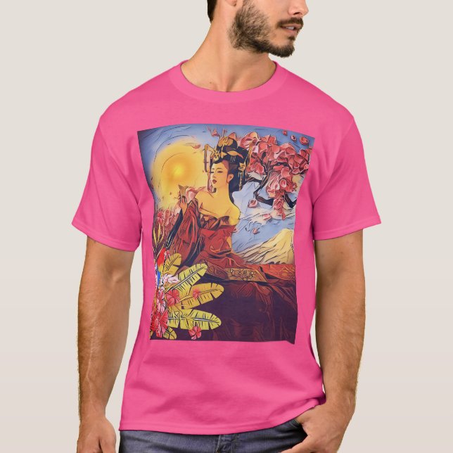 T-shirt Geisha Blossom (Devant)