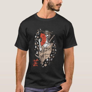 T-shirt Geisha Crâne de la mort traditionnel Japon