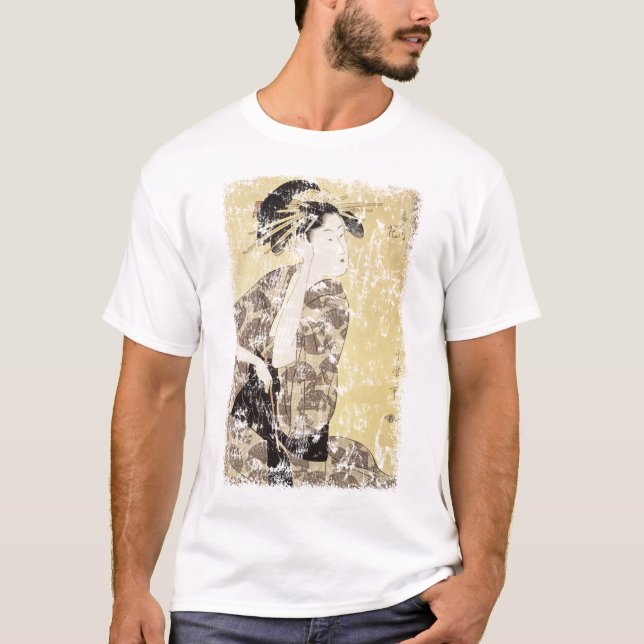 T-shirt Geisha japonais (Devant)