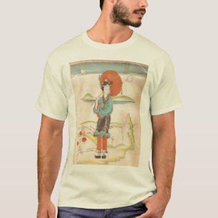 T-shirt Geisha/Japonais Vintage