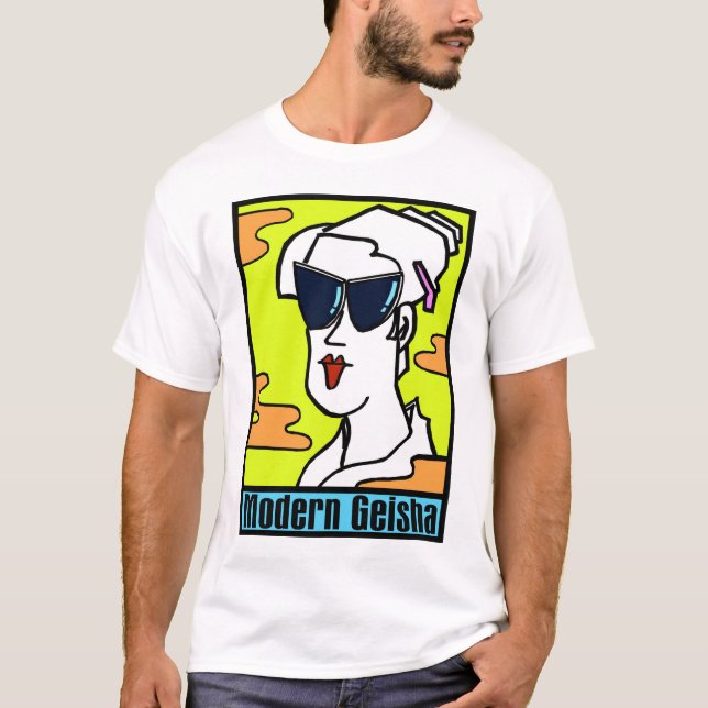 T-shirt Geisha moderne (Devant)
