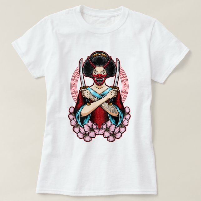 T-shirt Geisha Oni (Design devant)