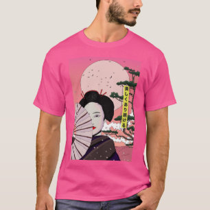 T-shirt Geisha Soyez Belle Manga japonais style Japonais 