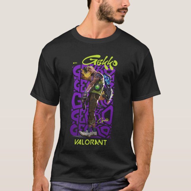 T-shirt Gekko - Valorant (Devant)
