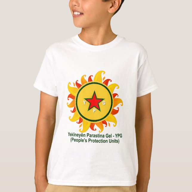 T-shirt Gel de Yekîneyên Parastina - YPG (Devant)