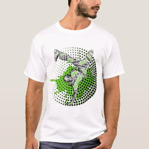 T-shirt Gel fait d'une main de smurf