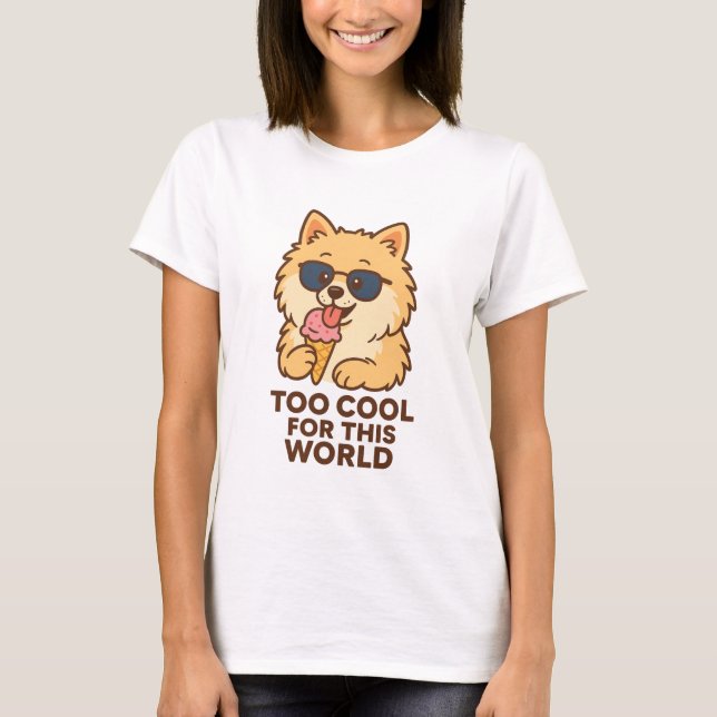 T-shirt Gelato Time – Édition Chien (Devant)