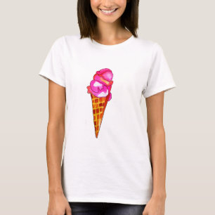 T-shirt gelée de crème glacée art alimentaire mignon