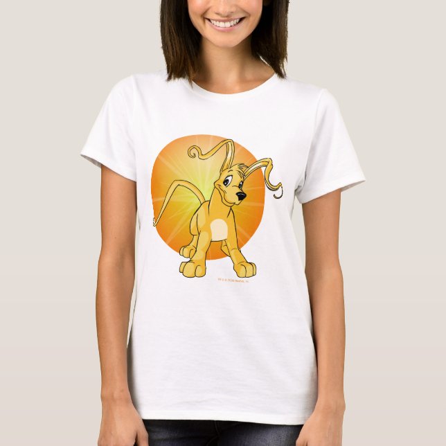 T-shirt Gelert jaune espiègle (Devant)