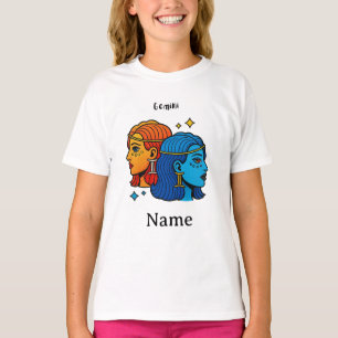 T-shirt Gémeaux Signe du Zodiaque Pop Art - Jumeaux Célest