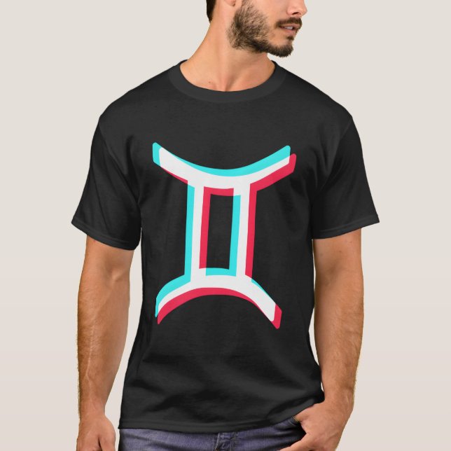 T-shirt Gemini For And Zodiac Gemini (Devant)