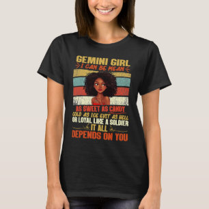 T-shirt Gemini Girl are Born in Mai 21 Juin 21 Anniversair