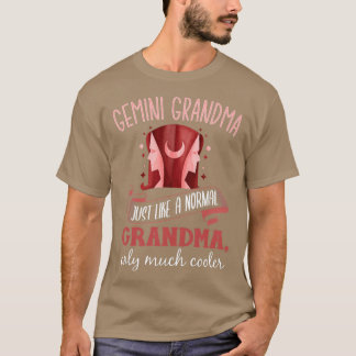 T-shirt Gemini Grandma Astrologie Horoscope Granny