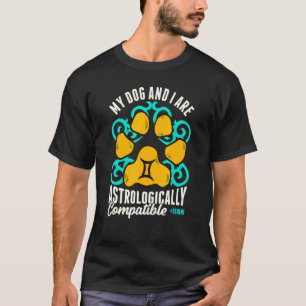 T-shirt Gemini Inspirred Dog Astrology Related Dog Gemini