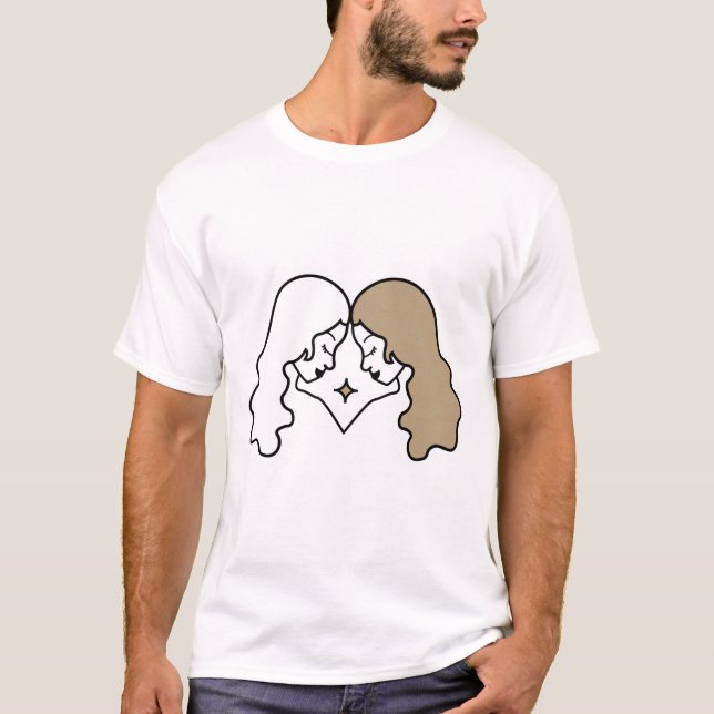 T-shirt Gemini les jumeaux zodiac astrologie signe étoile (Devant)