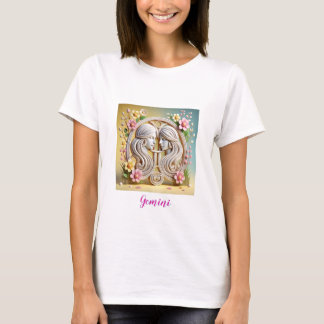 T-shirt Gemini - Printemps éveil Zodiac Tee