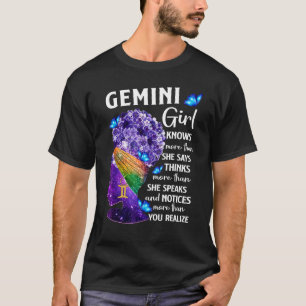 T-shirt Gemini Queen Sweet comme bonbon Anniversaire pour 