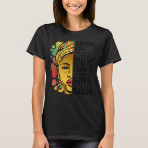 T-shirt Gemini Reine Pour Les Femmes Astrologie Zodiac Gem