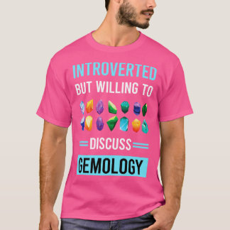 T-shirt Gémologiste de la gemologie introduite