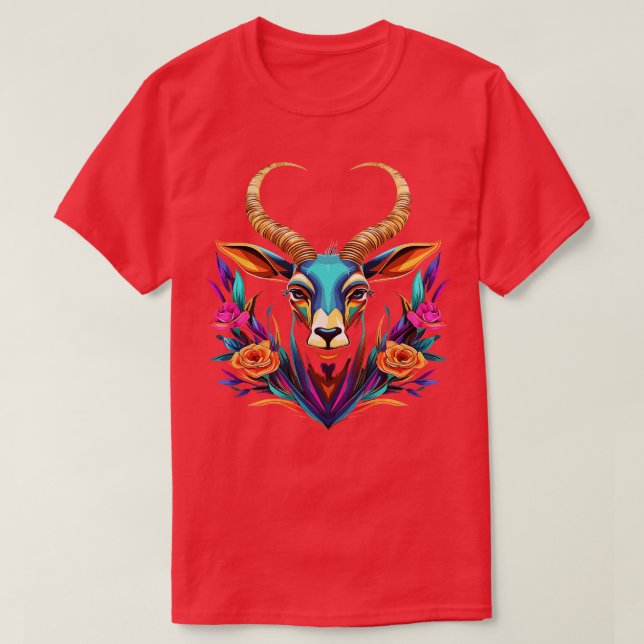 T-shirt Gemsbok souriant (Design devant)