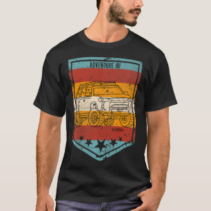 T-shirt Gen5 4Runner avec étoiles et bandes vintages