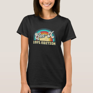 T-shirt Gen X 1971 Edition Rétro Génération Xers Hommes Fe