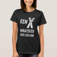 Gen X 1975 Edition Génération X Quel que soit l'an