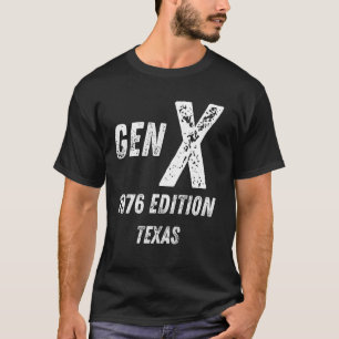T-shirt Gen X 1976 Edition Génération Texas Anniversaire C
