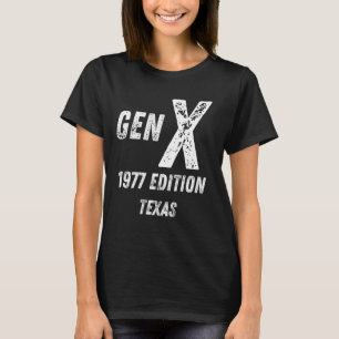 T-shirt Gen X 1977 Edition Génération Texas Anniversaire C