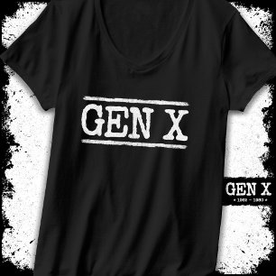 T-shirt Gen X Gen Xer Génération X Gen X