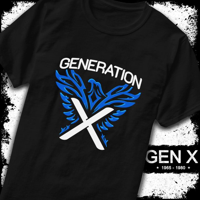 T-shirt Gen X Gen Xer Phoenix Bird Generation X (Créateur téléchargé)
