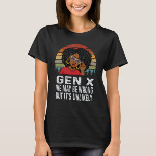 T-shirt Gen X Melanin African Black mai être faux, mais c'