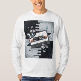 T-shirt Gen-Z Streetwear avec Vaporwave Glitch & Tech Vibe