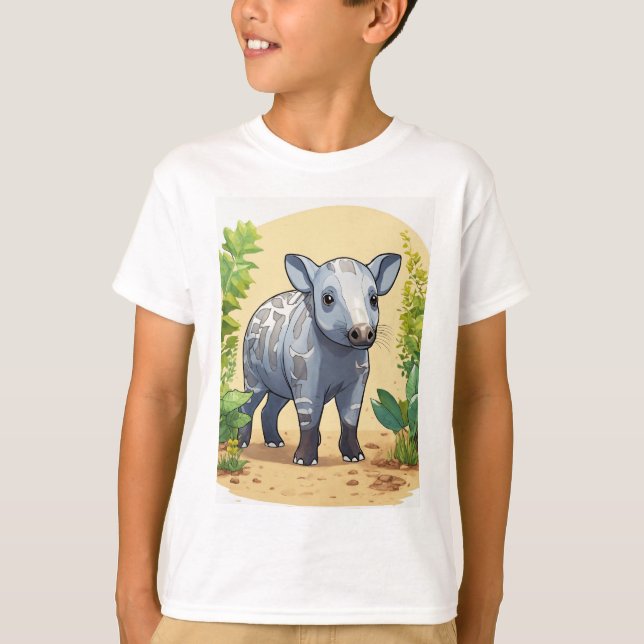 T-shirt Genaret un joli tapir du selve (Devant)