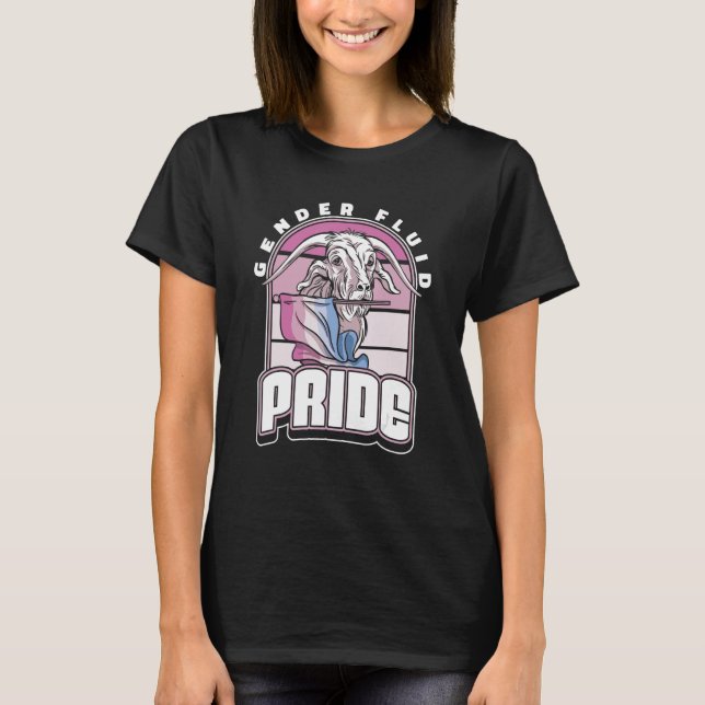 T-shirt Gender Fluid Genderless - Non Binary Gender Fluid  (Devant)