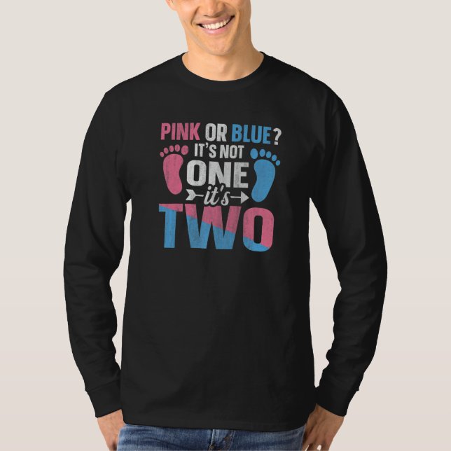 T-shirt Gender Reveal Twins Quote for a Gender Reveal Mom  (Devant)
