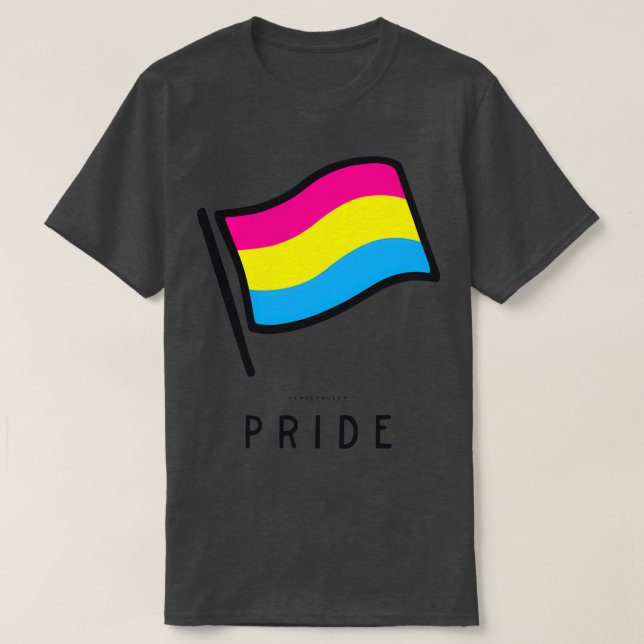 T-shirt Genderqueer LGBT Rainbow Flag Pride 2019 Par (Design devant)