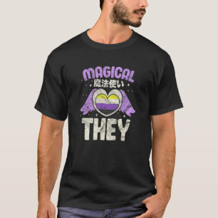 T-shirt Genderqueer non binaire Lgbtqia Magique T